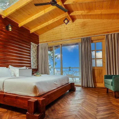Koro Treehouse Resort Luxury Wooden Cottages And Villas With Private Pool Kasauli Exterior photo