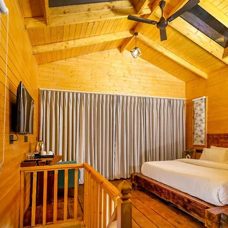 Koro Treehouse Resort Luxury Wooden Cottages And Villas With Private Pool Kasauli Exterior photo